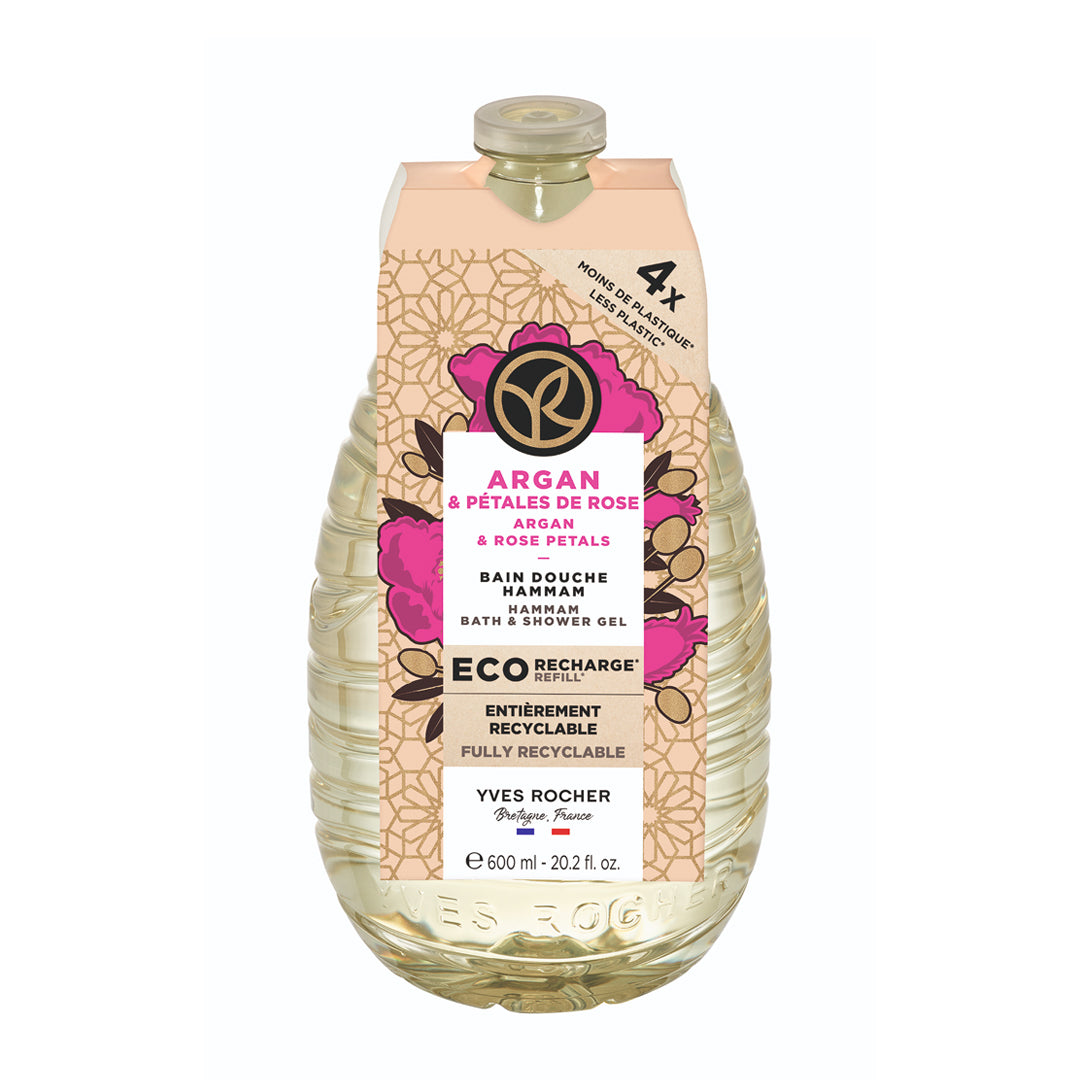 Eco Refill- Гель для Душа и Ванны «Аргания & Роза», 600 мл