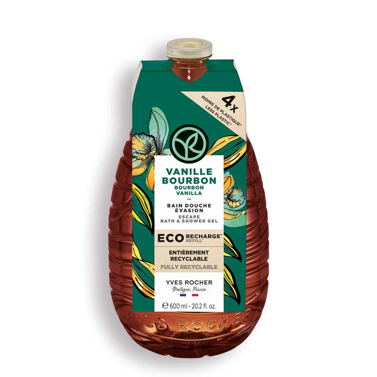 Eco Refill- Гель для Душа и Ванны «Бурбонская Ваниль», 600 мл