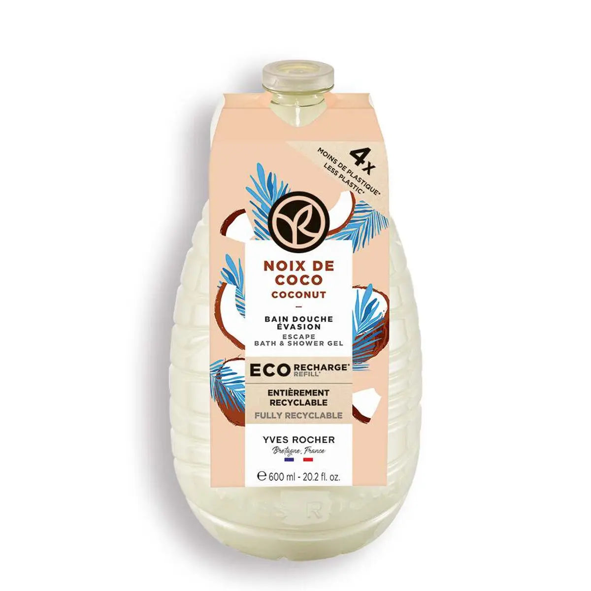 Eco Refill- Гель для Душа и Ванны «Кокосовый Орех», 600 мл