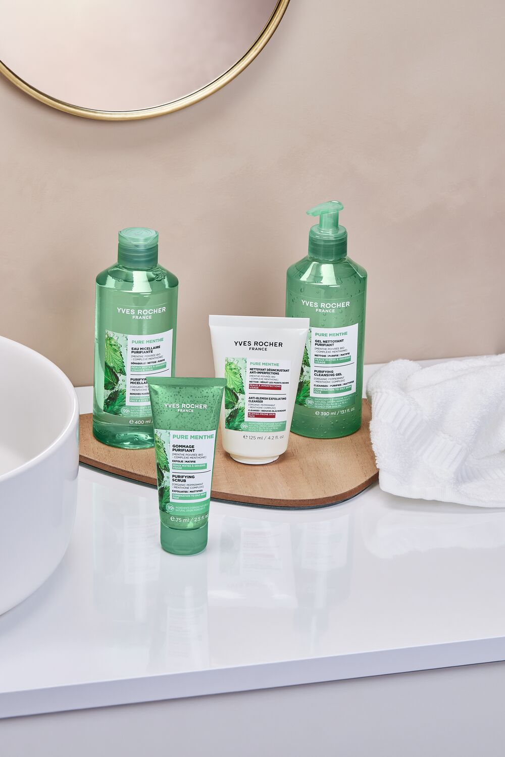 Pure Menthe - Гель-Гоммаж для Умывания против Несовершенств - Для кожи, склонной к несовершенствам, 125 мл