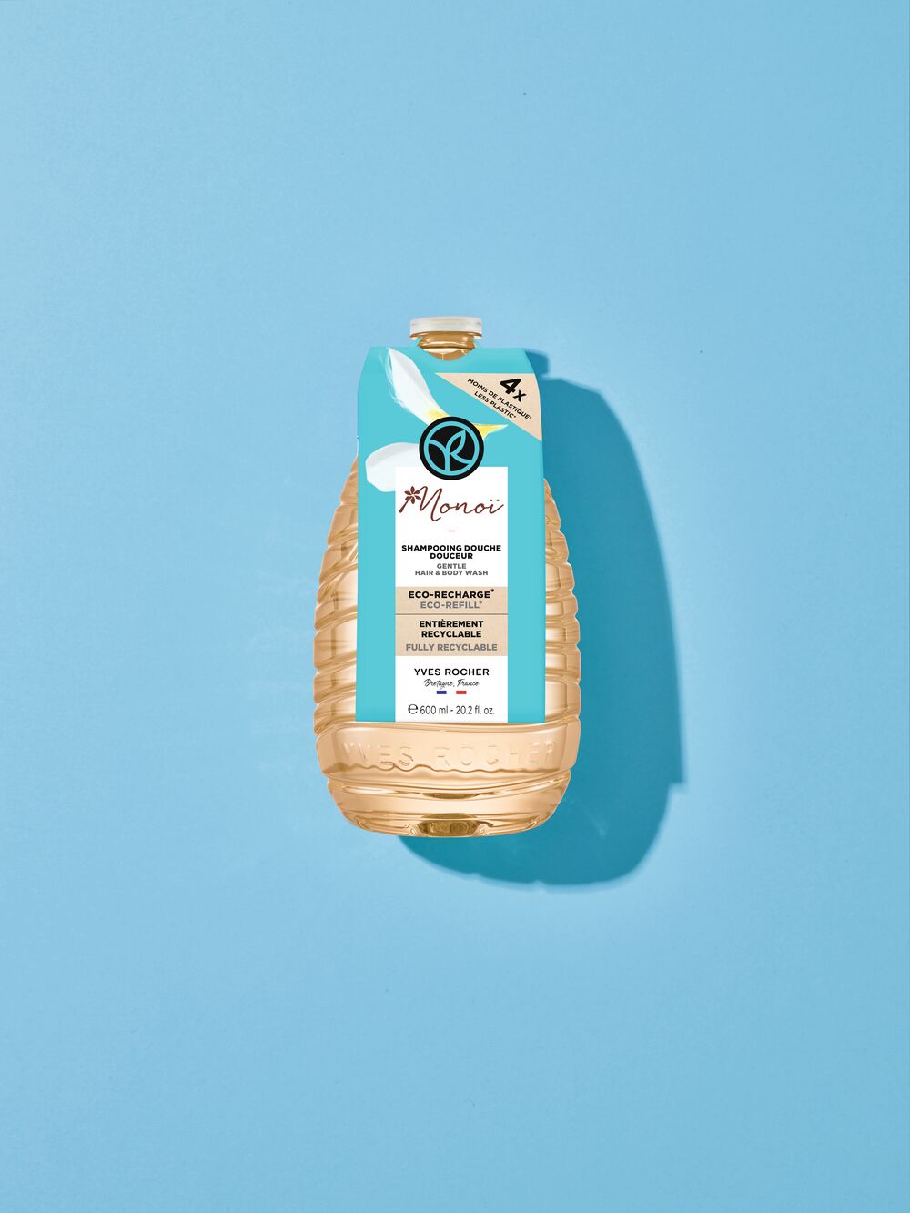Monoi Eco Refill Сменный гель- шампунь для волос и тела - 600 мл