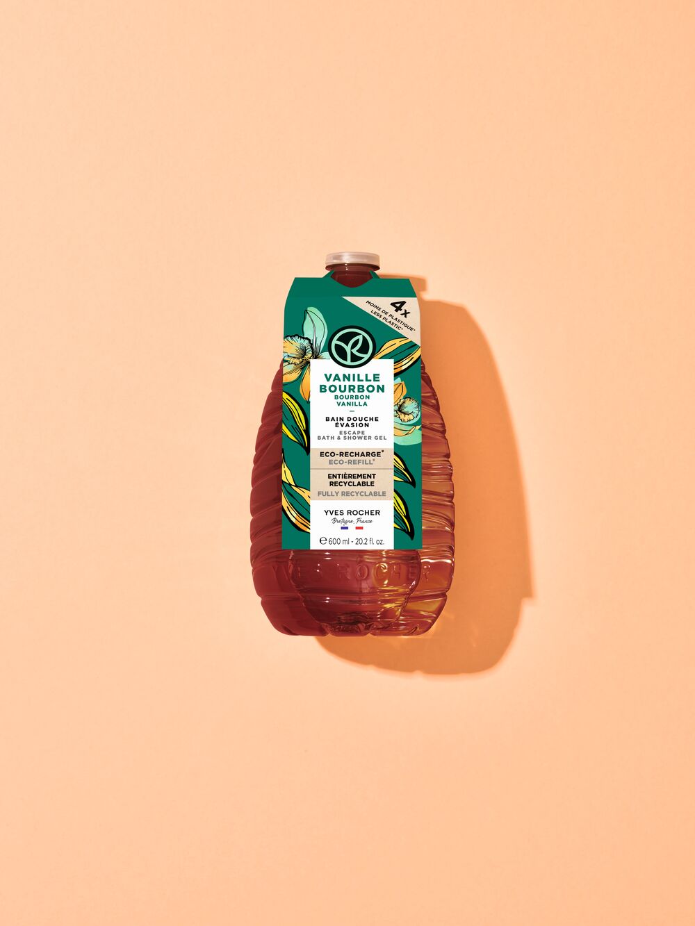 Eco Refill- Гель для Душа и Ванны «Бурбонская Ваниль», 600 мл
