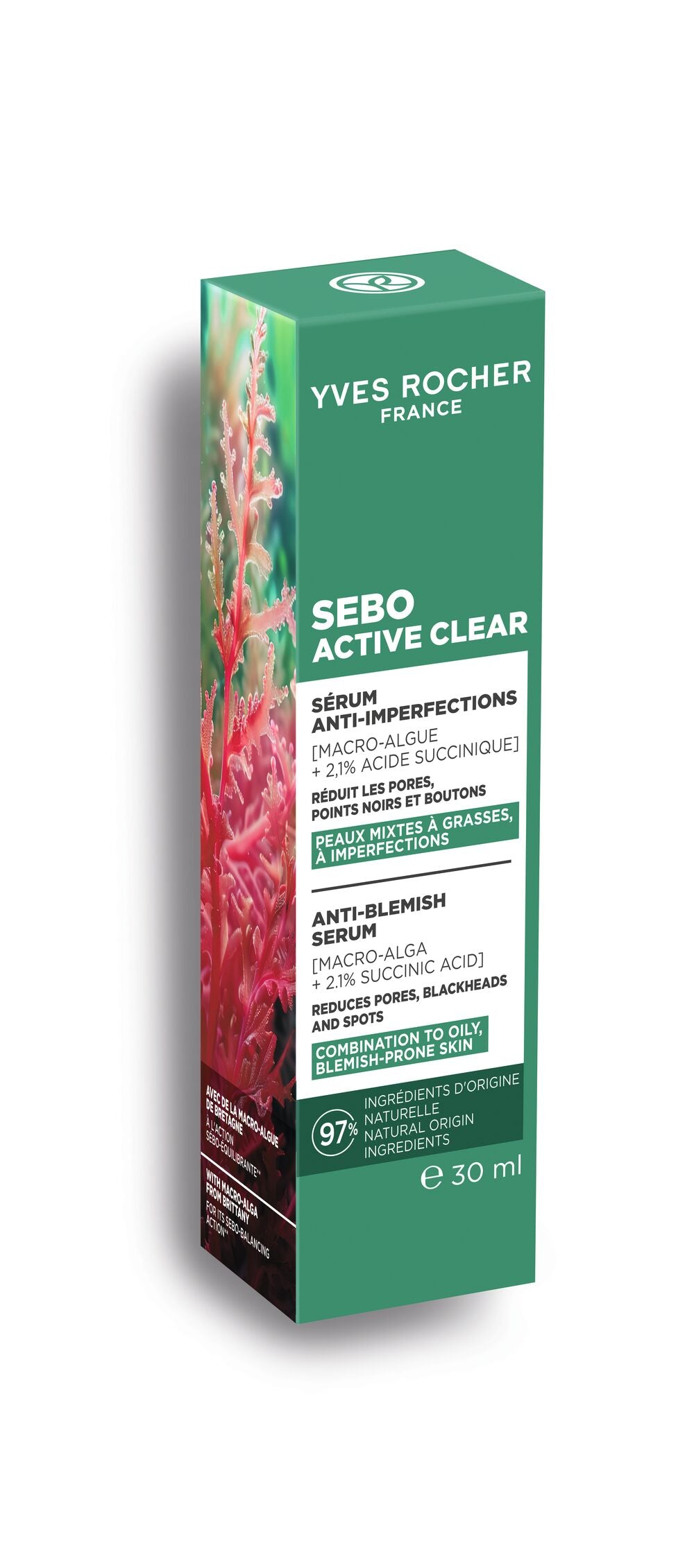 Sebo Active Clear - Сыворотка против Несовершенств