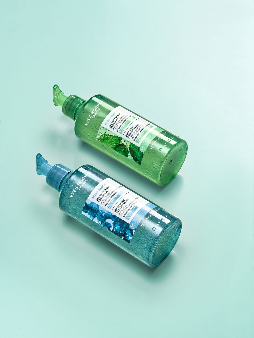 Pure Menthe - Очищающий Гель для Умывания с Перечной Мятой БИО - Для комбинированной и жирной кожи, 390 мл