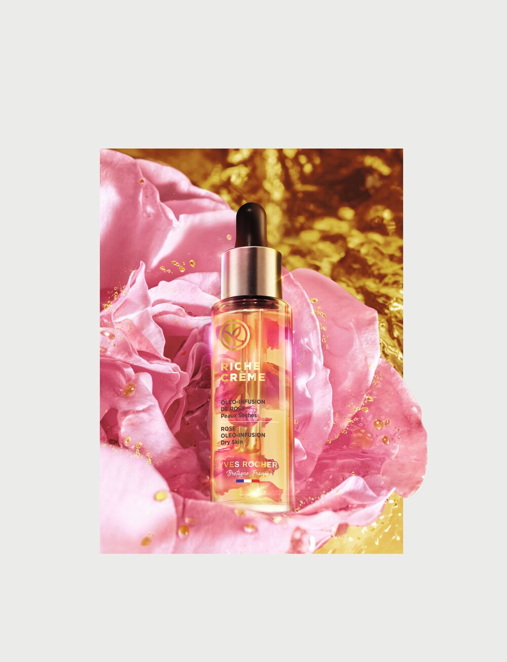 Riche Creme- Питательный Комплекс Масел с Экстрактом и Лепестками Розы - Для Сухой Кожи