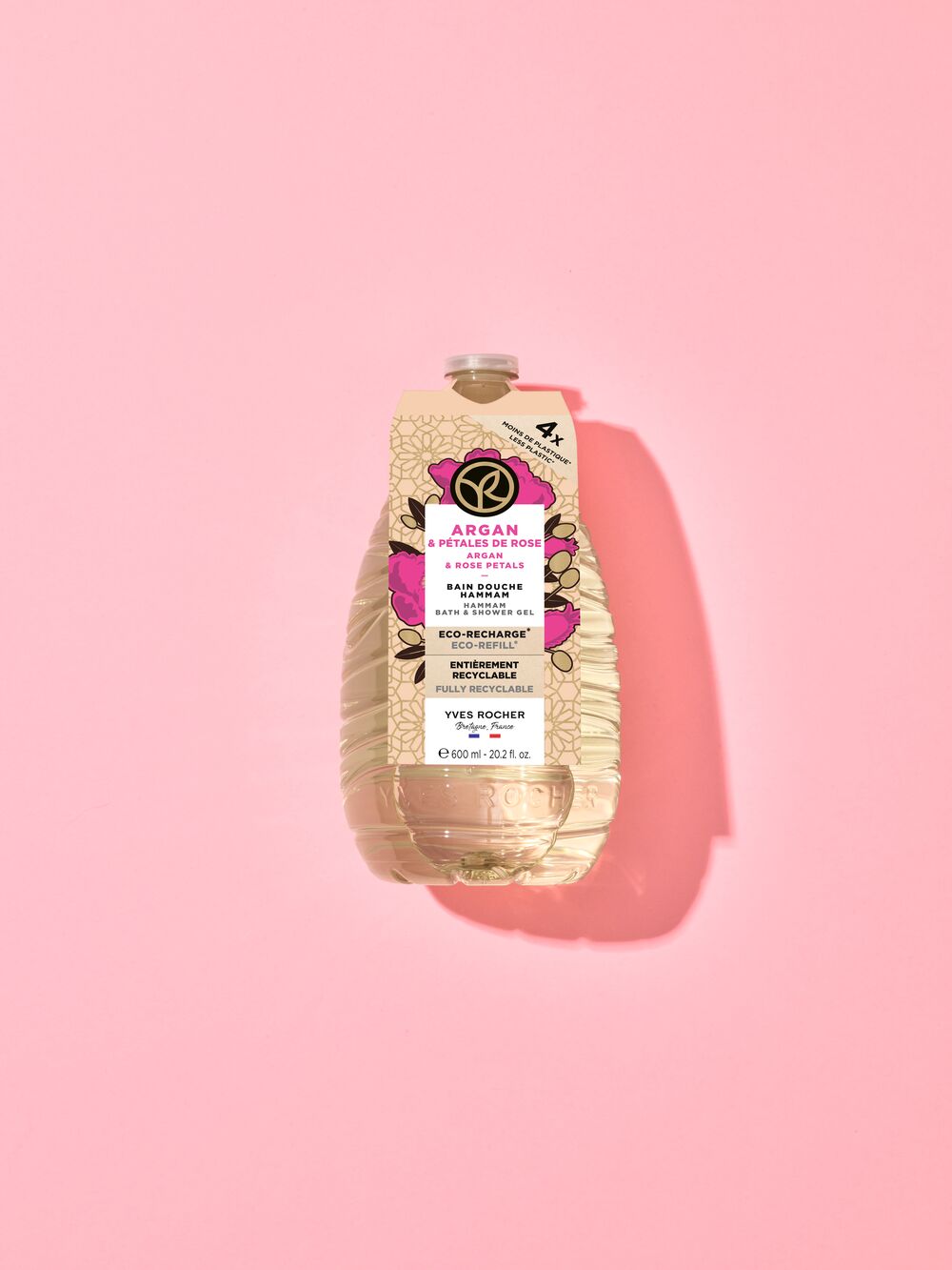 Eco Refill- Гель для Душа и Ванны «Аргания & Роза», 600 мл