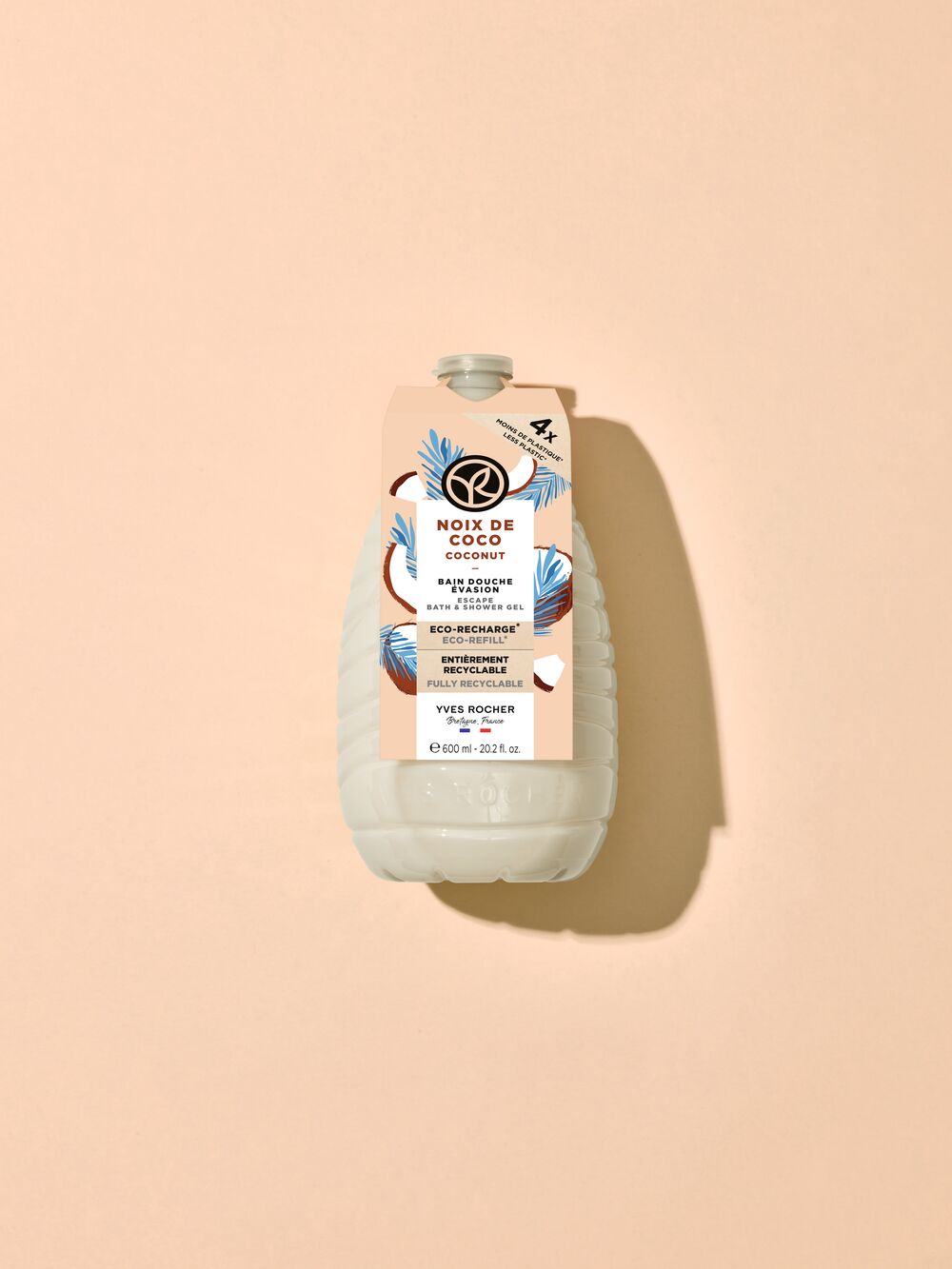 Eco Refill- Гель для Душа и Ванны «Кокосовый Орех», 600 мл