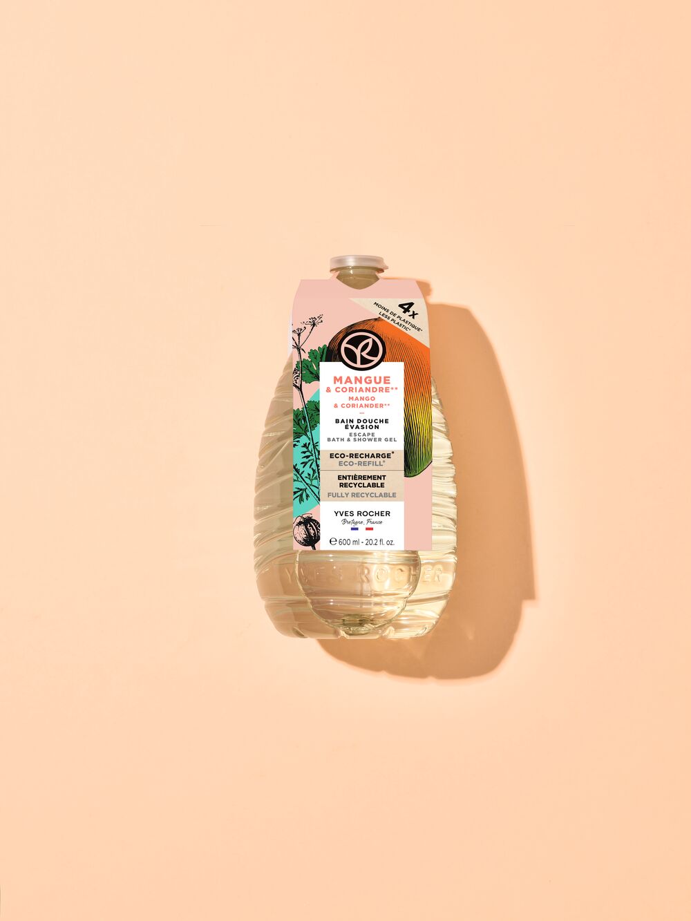 Eco Refill- Гель для Душа и Ванны «Манго & Кориандр», 600 м