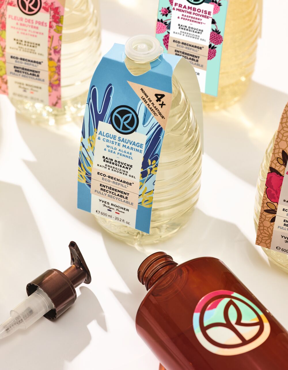 Eco Refill- Гель для Душа и Ванны «Морские Водоросли & Морской Фенхель», 600 мл