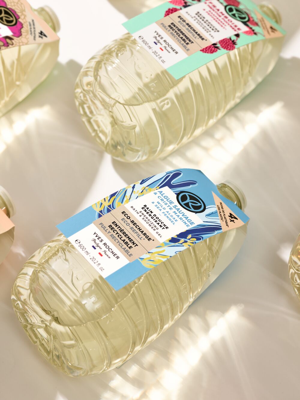 Eco Refill- Гель для Душа и Ванны «Малина & Перечная Мята», 600 мл